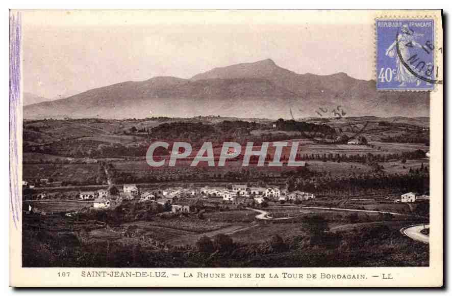 CPA Saint Jean de Luz La Rhune de la Tour de Bordagain