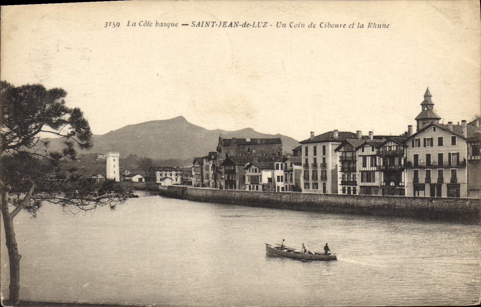 Saint-Jean-de-Luz — Un Coin de Ciboure et la Rhune — Éditeur Bromstyle (Gautreau, Laugon)