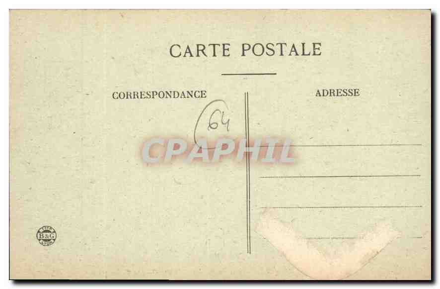 CPA Saint Jean de Luz (Cote Basque) La Point Ste Barbe — Verso