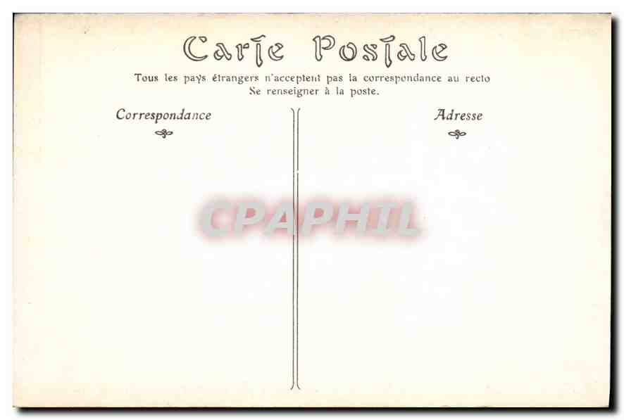 CPA Saint Jean de Luz Cote Basque — Verso