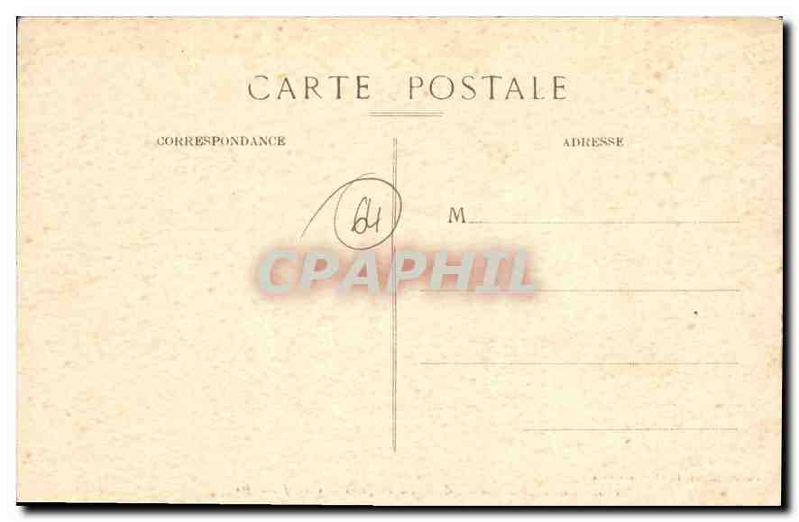 CPA Saint Jean de Luz La Plage et le Golf Hotel — Verso