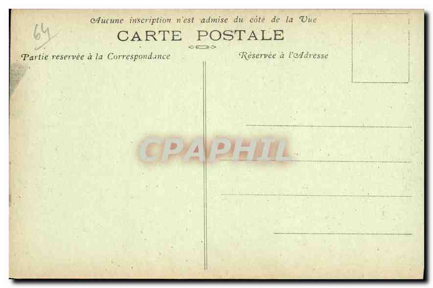 CPA Saint Jean de Luz La Maison de Louis XIV — Verso