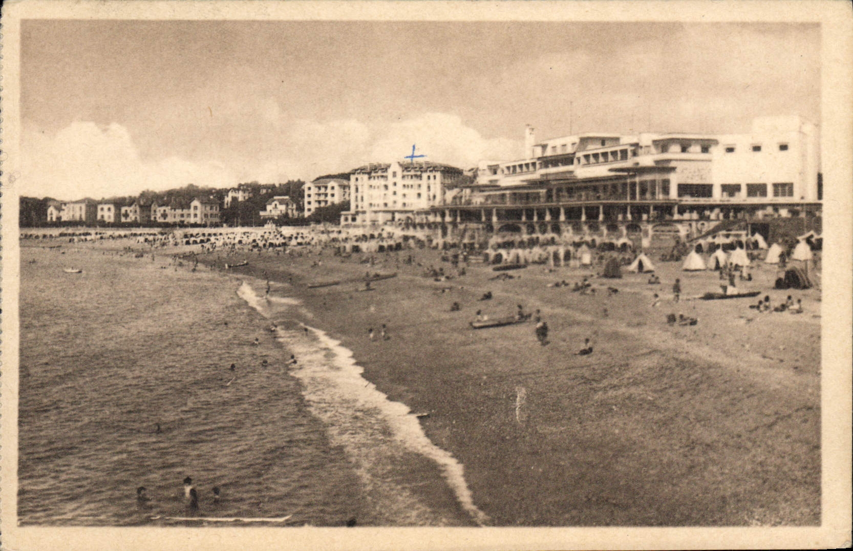 CPA Saint Jean de Luz La Plage