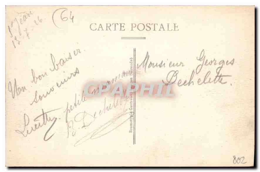 CPA Saint Jean de Luz La Cote Basque La Maison Louis XIV ZFM65 — Verso