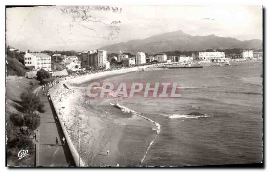 CPM Saint Jean de Luz La Plage et la Rhune