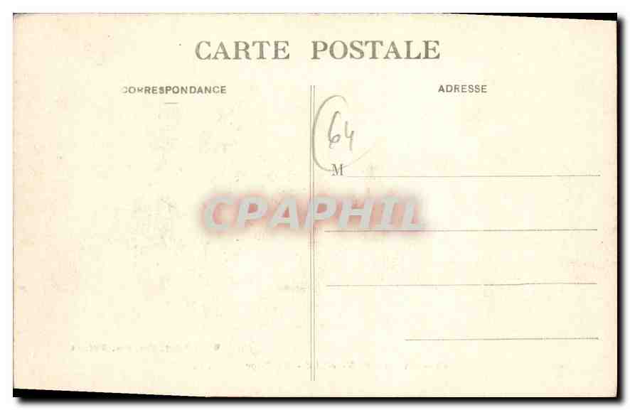 CPA Saint Jean de Luz La Plage — Verso