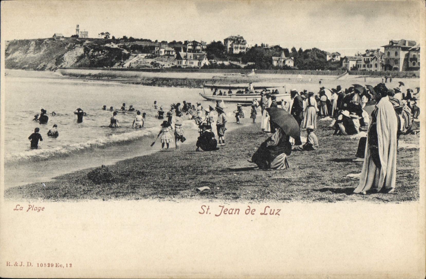 CPA Saint Jean de Luz La Plage
