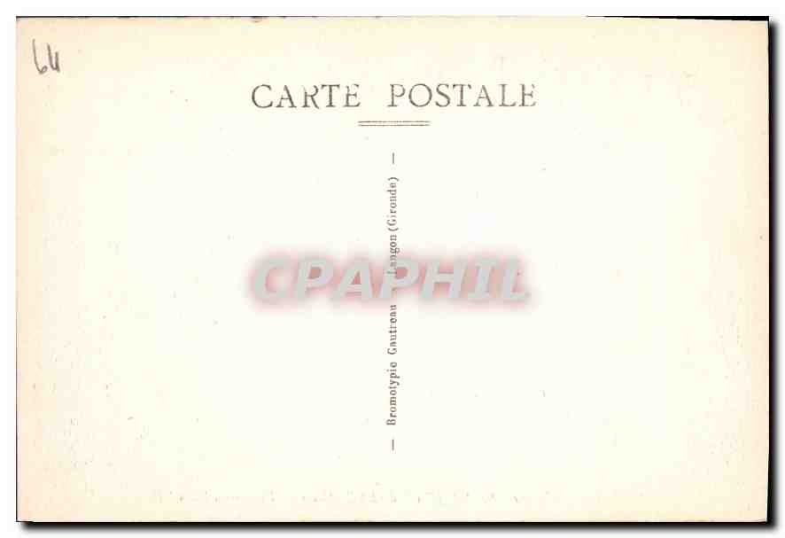 CPA Saint Jean de Luz (Medoc) La Cote basque La Maison Louis XIV — Verso