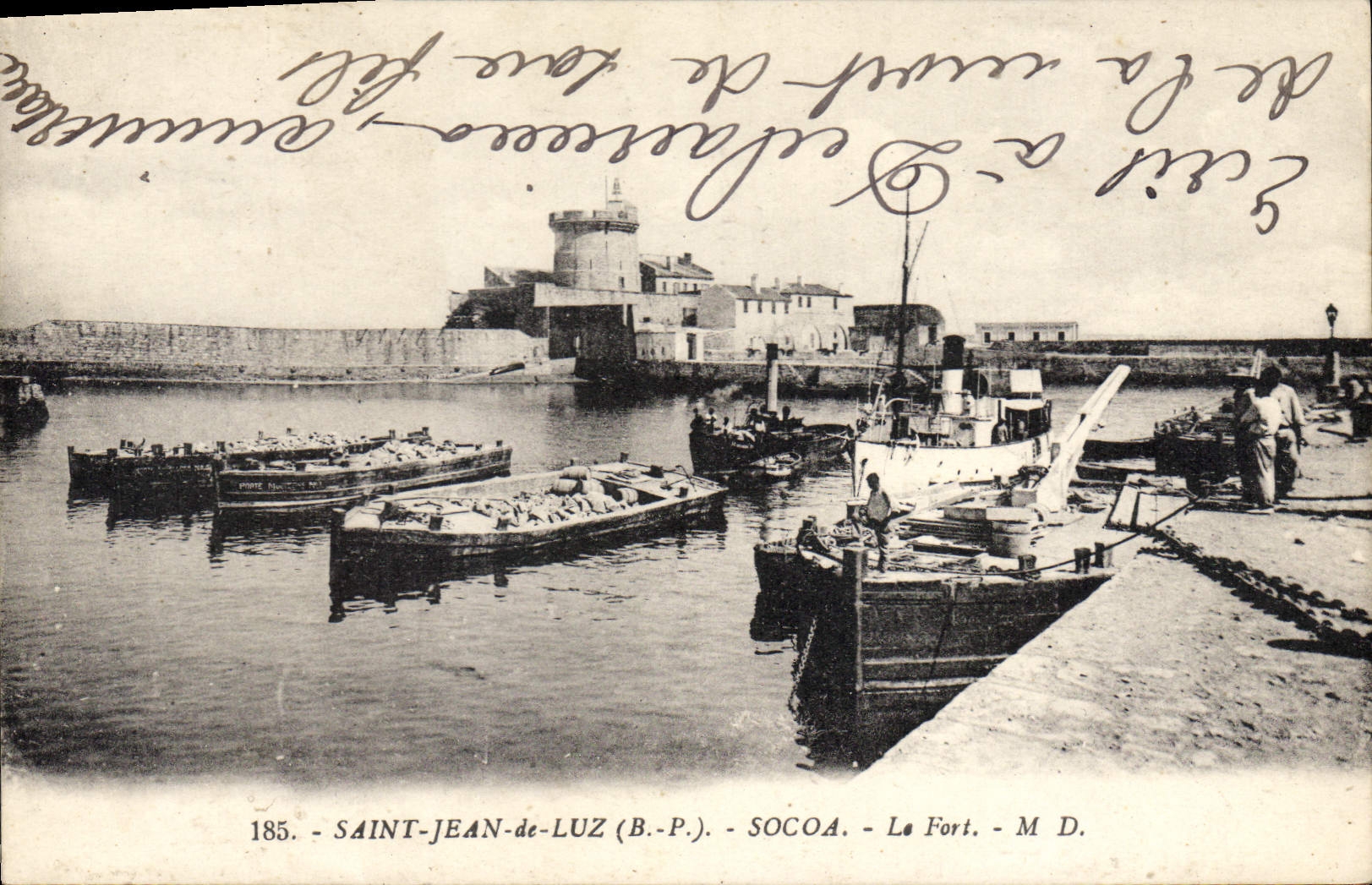 Saint-Jean-de-Luz (B.P.) — Der Fort — Socoa — M.D. — Nr. 185