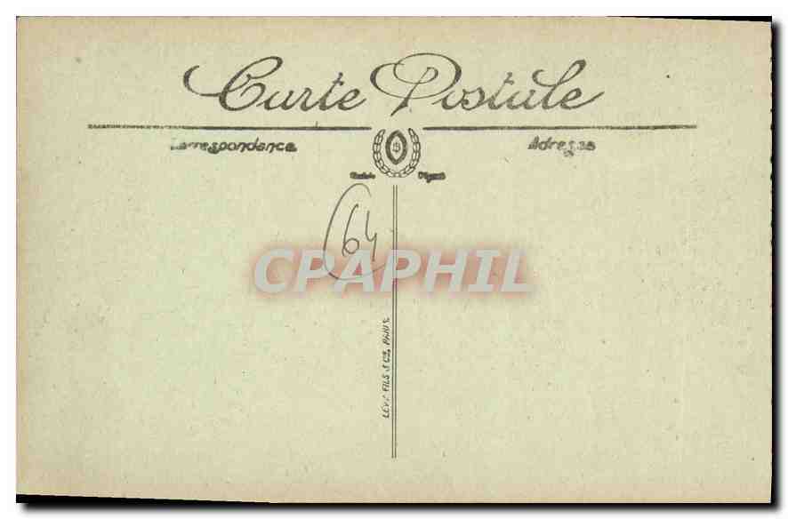 CPA Saint Jean de Luz Maison de Louis XIV et la Rhune — Verso
