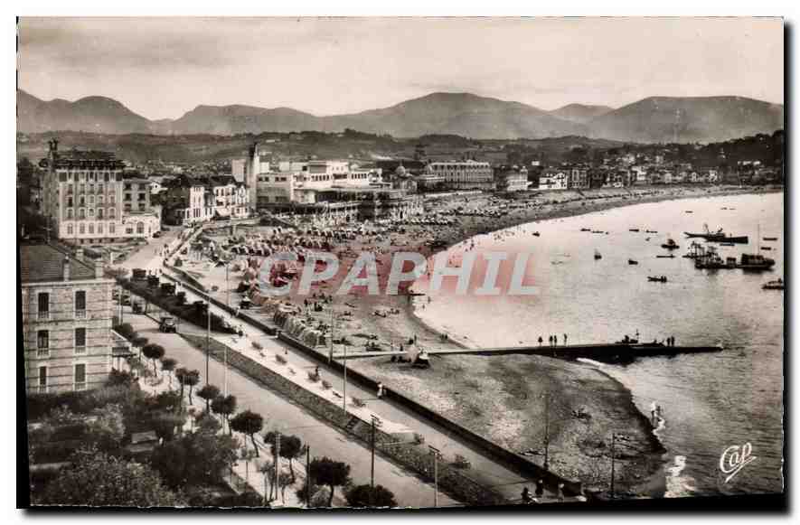 Saint-Jean-de-Luz — Vue générale de la plage — Réal-Photo, Cie, Paris