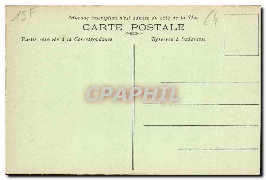 CPA Saint Jean de Luz Le Port Ciboure Bordagain — Verso