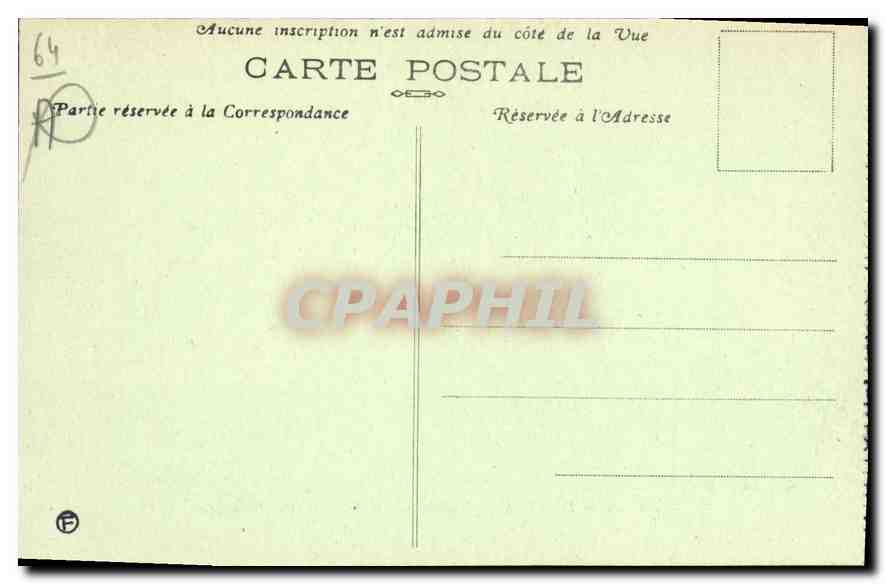 CPA Saint Jean de Luz Le Port les deux Ponts et la Rhune — Verso