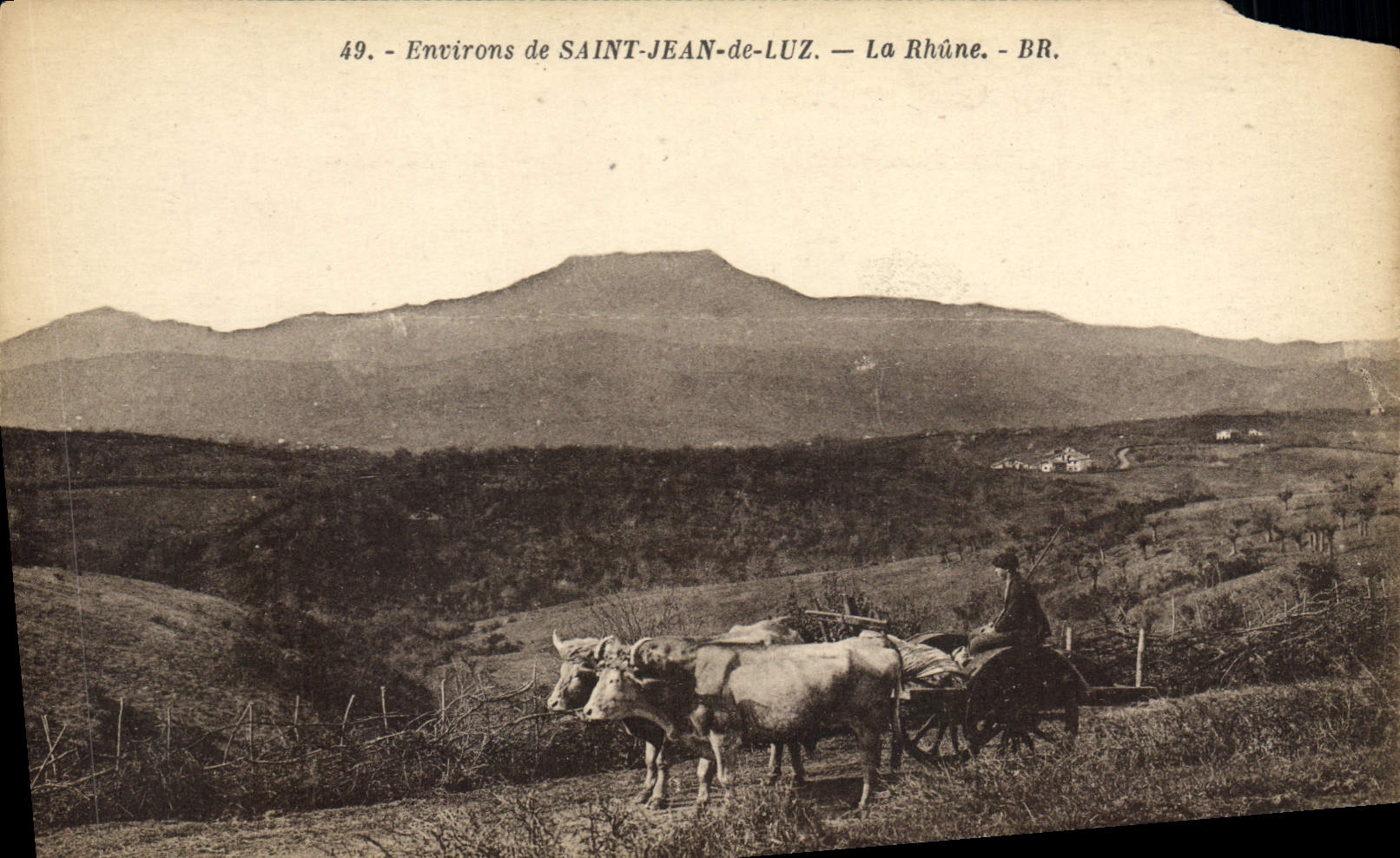 Um SAINT-JEAN-de-LUZ — Die Rhône — BR.