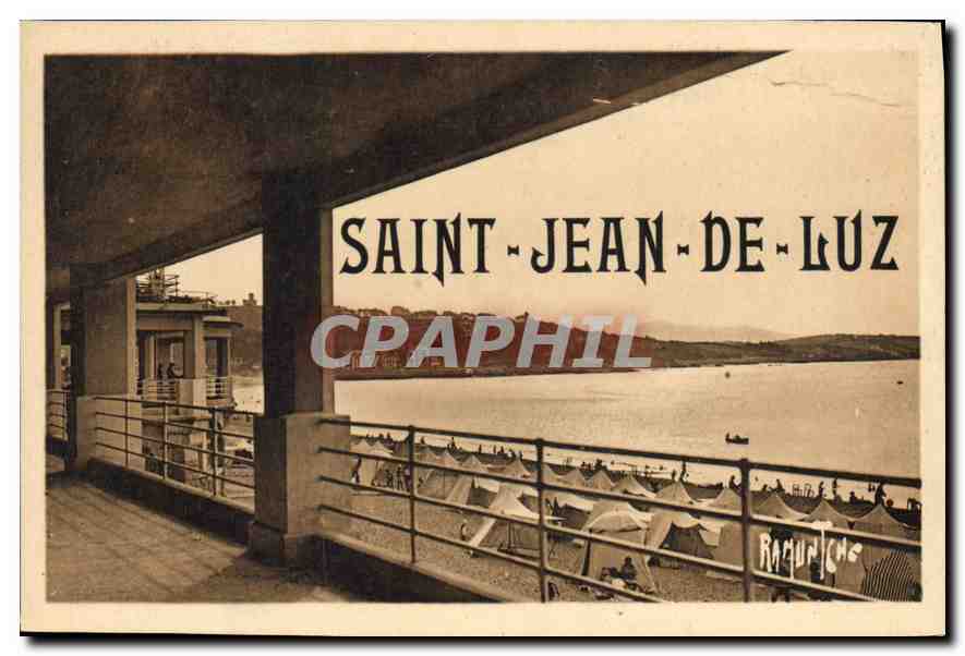 CPA Saint Jean de Luz Plage