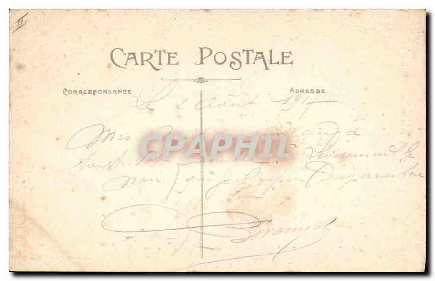 LYON — Place de la République — Monument Carnot — Carrier, édit, modèle déposé — Verso