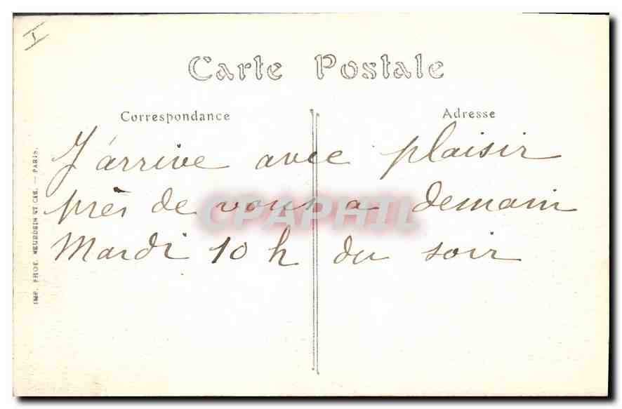 LYON — Monument Carnot — G. N. — Land & Pe Pichet — Verso