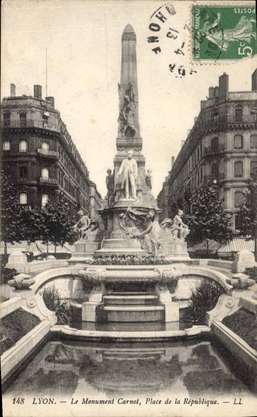 LYON — Le Monument Carnot, Place de la République — LL n°148