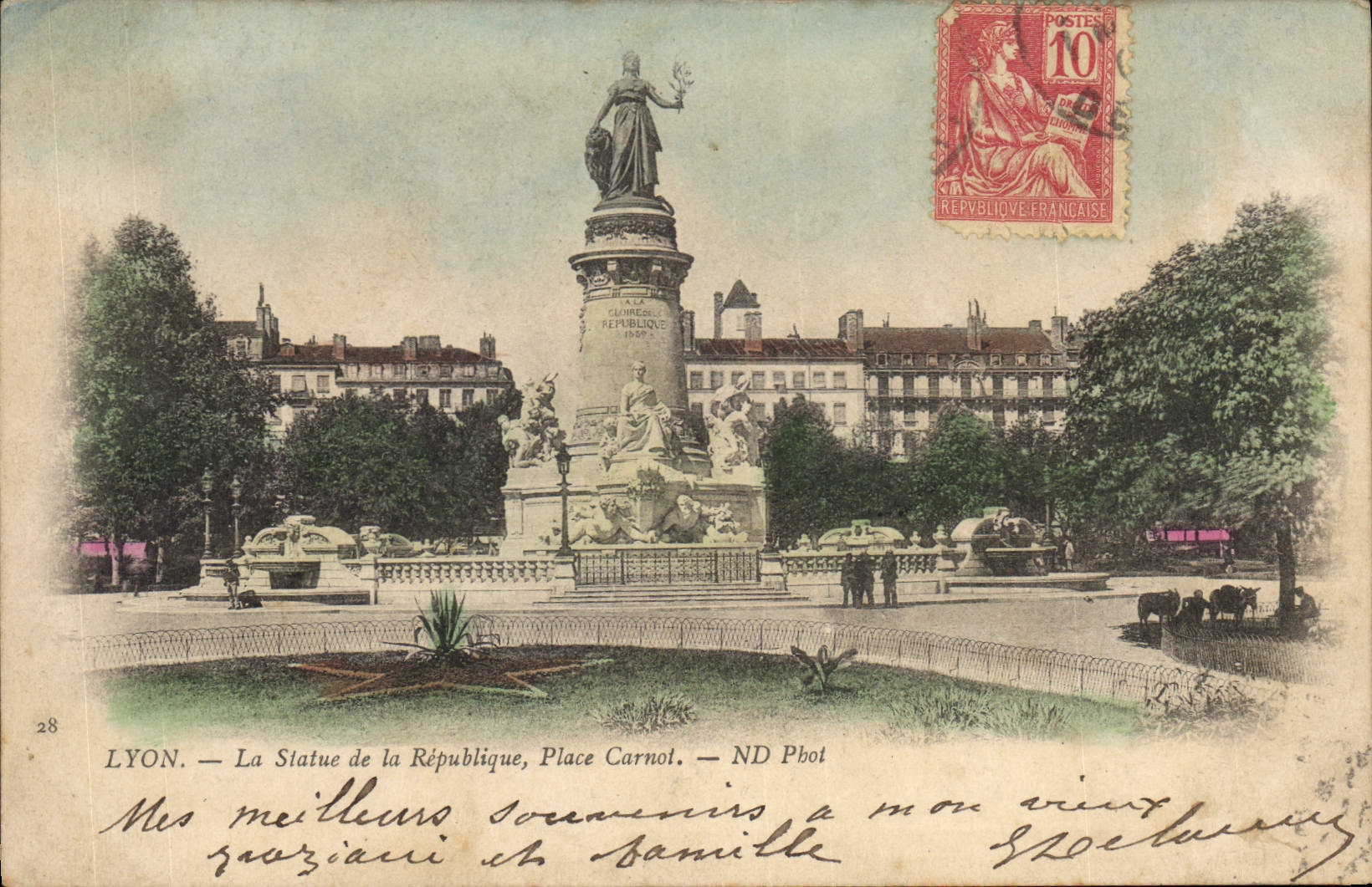 LYON — La Statue de la République, Place Carnot — ND Pbot