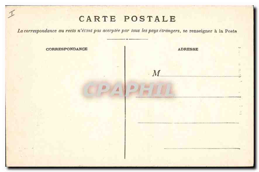 CPA Lyon Monument Carnot — Verso