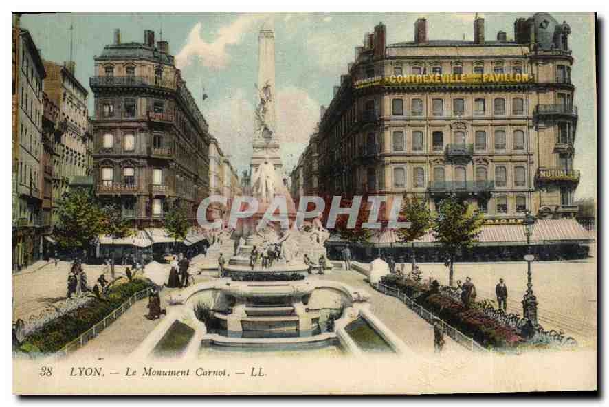 LYON — Le Monument Carnot — LL. n°38
