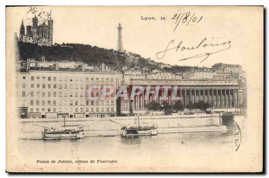 Palace of Justice, Fourvière Hill — Lyon — publisher not visible