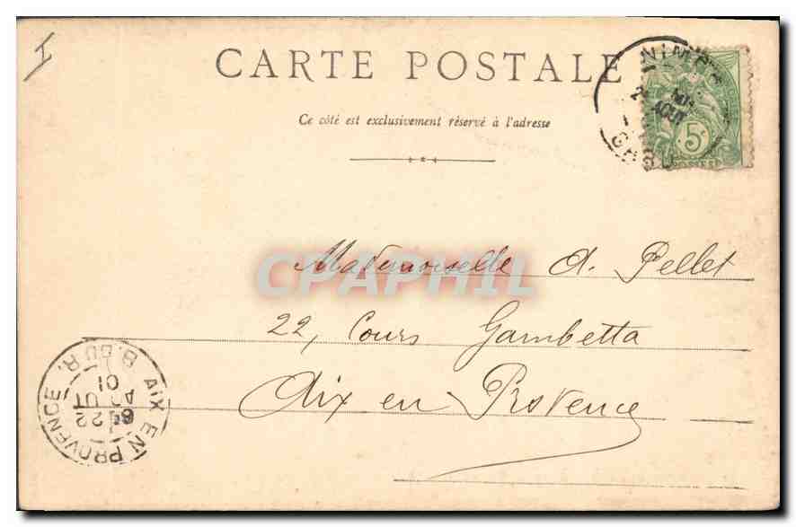 Palace of Justice, Fourvière Hill — Lyon — publisher not visible — Back