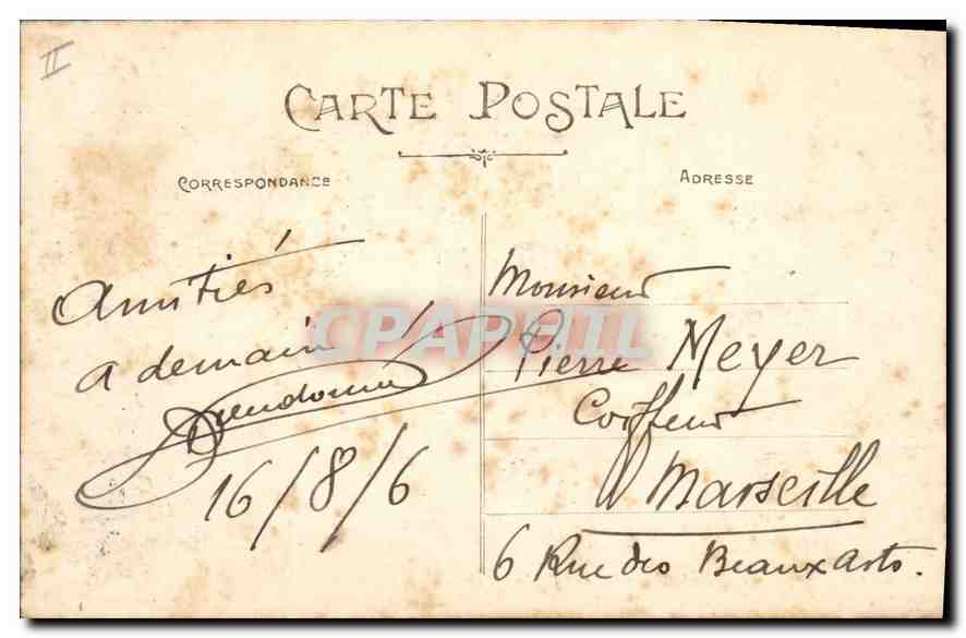 CPA Lyon Vue generale sur Vaise et le Mont d'Or — Rückseite