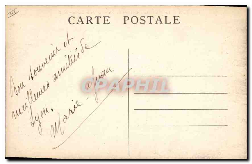 LYON — La Mulatière — Jonction du Rhône et de la Saône — M.F. — Verso