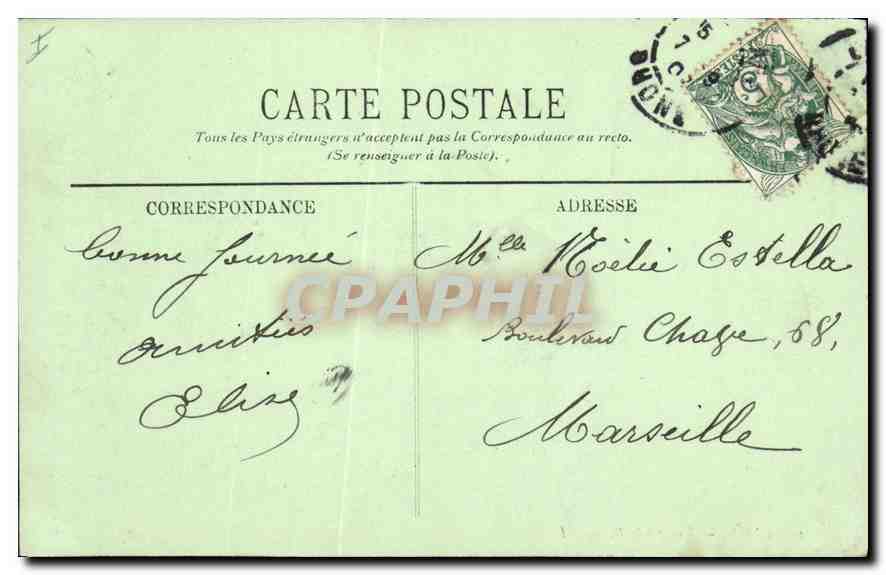 CPA Lyon Vue generale — Rückseite
