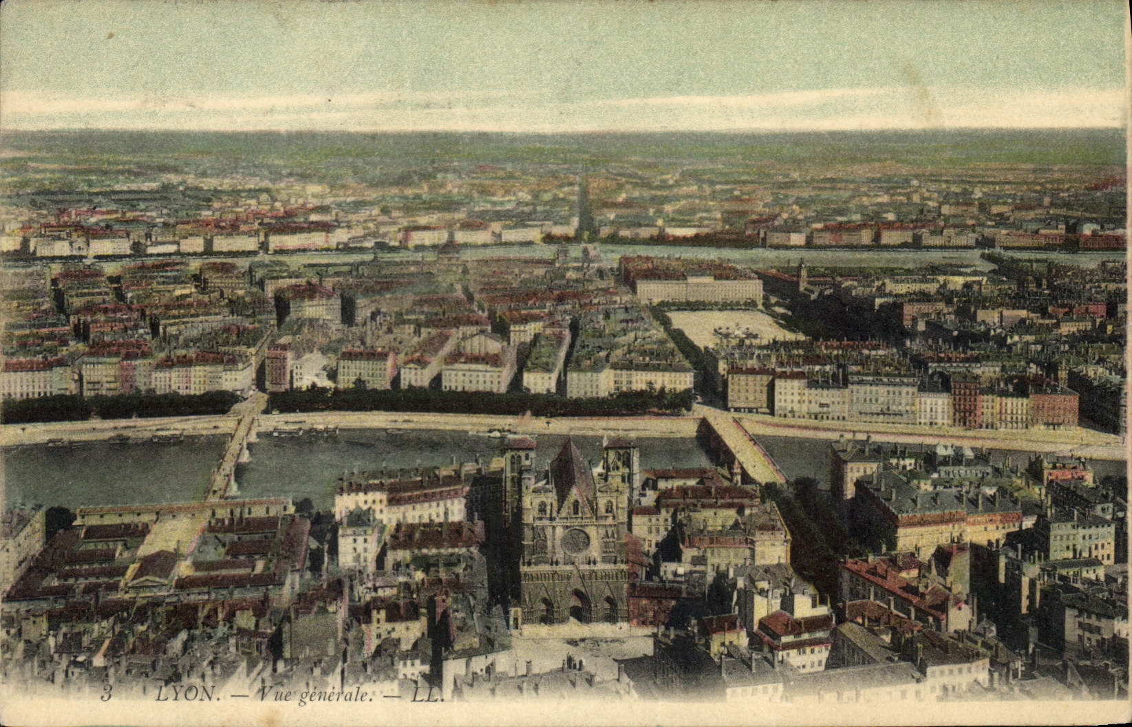 LYON — Vue générale — LL. — Édition LL