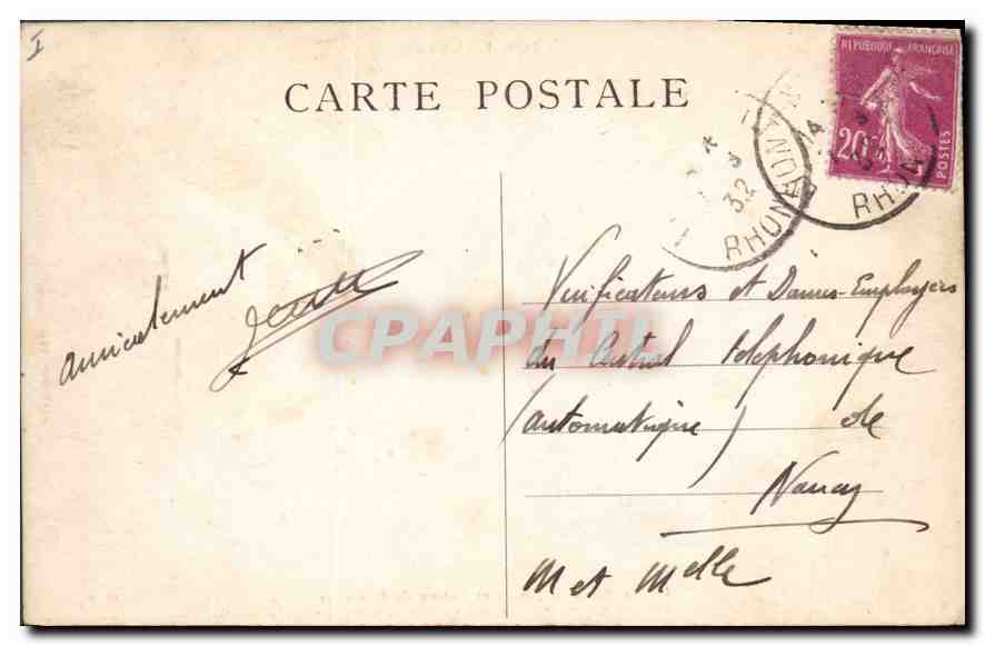 Lyon — Palais de Justice et Coteau de Fourvière — Lyon Illustré n°155 — Verso