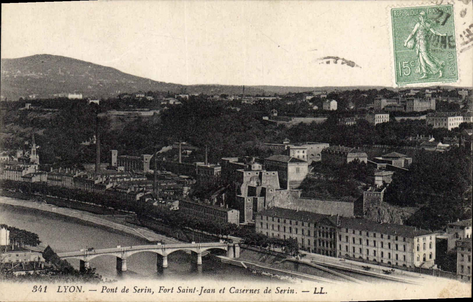 LYON — Pont de Serin, Fort Saint-Jean et Casernes de Serin — LL.