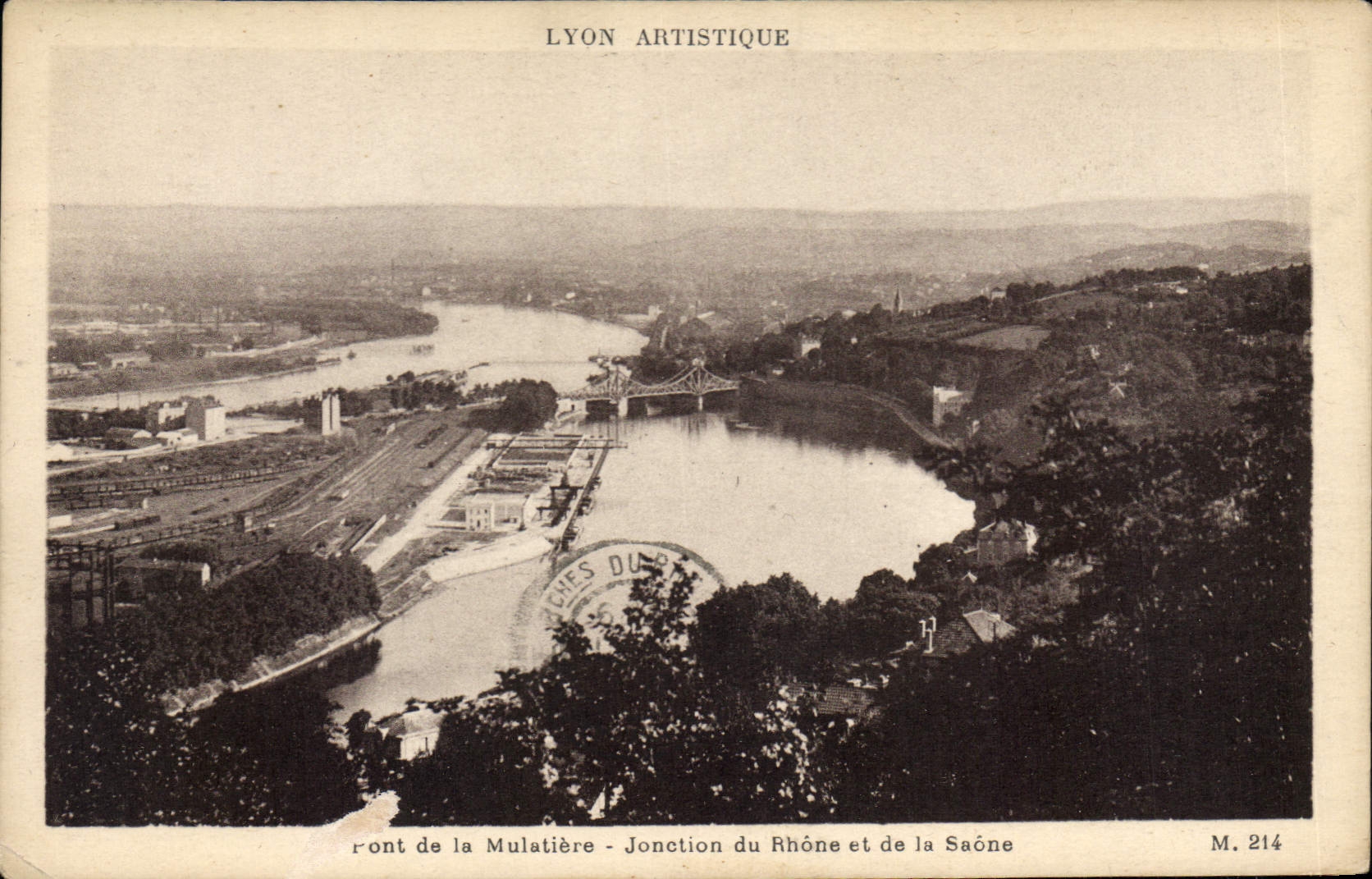 Confluence of the Rhône and Saône — Lyon Artistique — M. 214