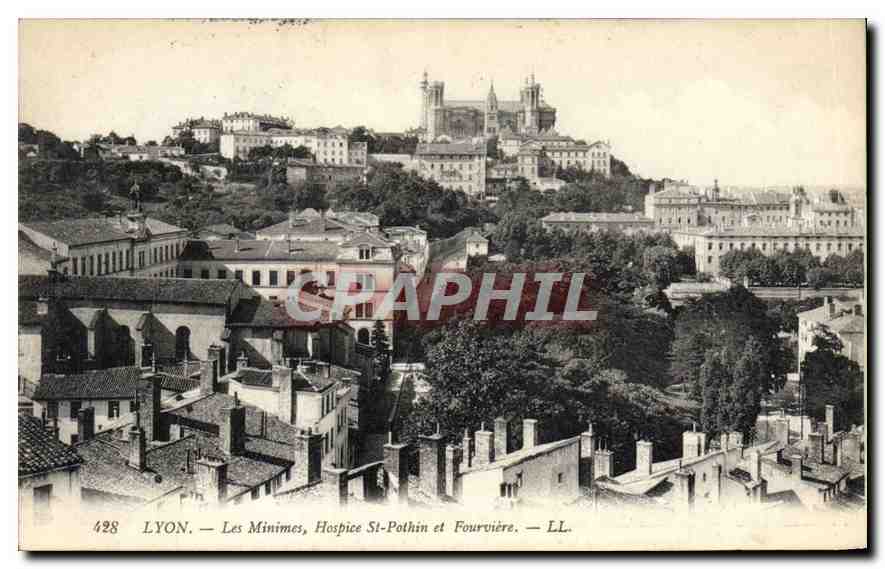 CPA Lyon Les Minimes Hospice St Pothin et Fourviere