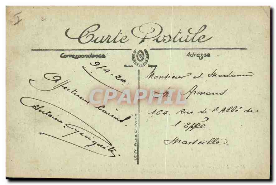 LYON — Panorama des Parc de la Tête d'Or und Pont de la Boucle — LL. N° 168 — Rückseite