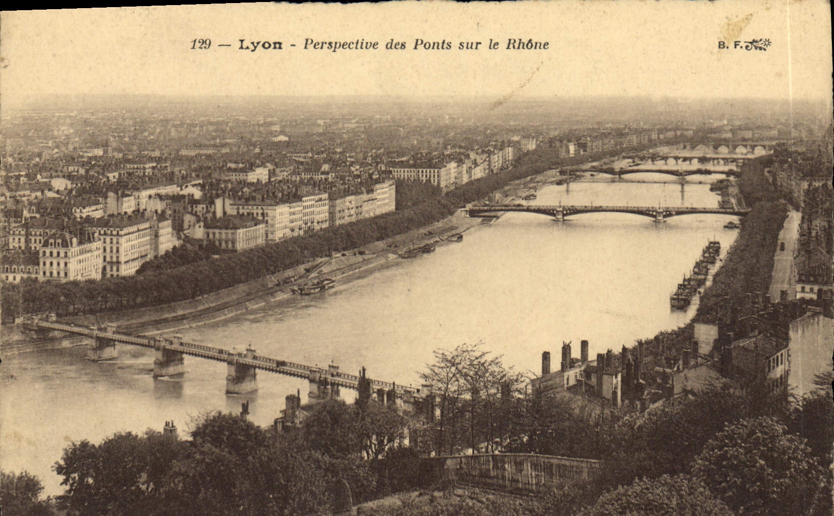 Lyon - Perspective des Ponts sur le Rhône — B.F.O. n°129