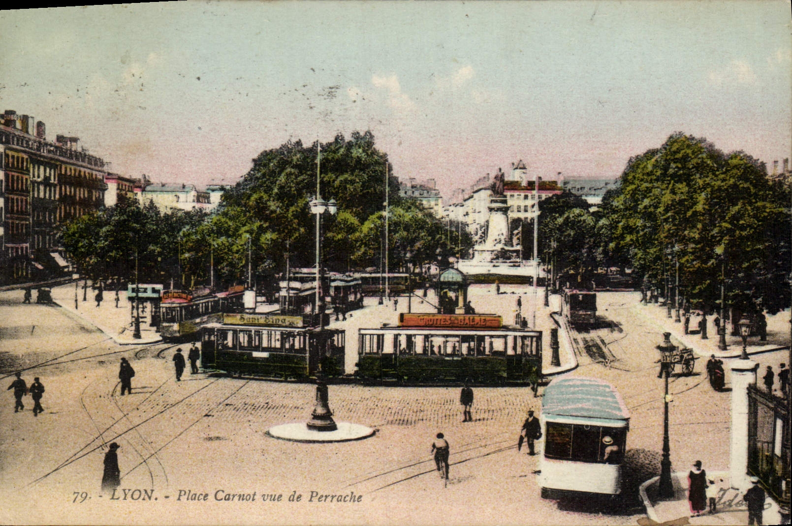 LYON - Place Carnot view from Perrache — edition no. 79