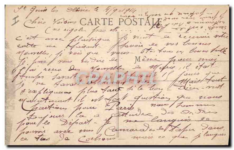 LYON - Place Carnot — monumental statue and fountain — S. FARGES, PUBLISHER — Back