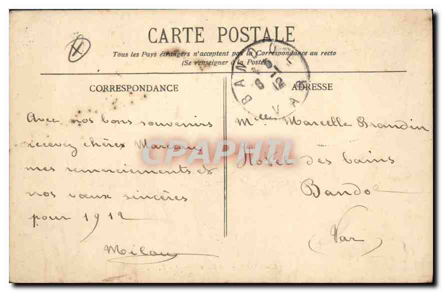 LYON - La Place Carnot — L. E. éditeur — Verso