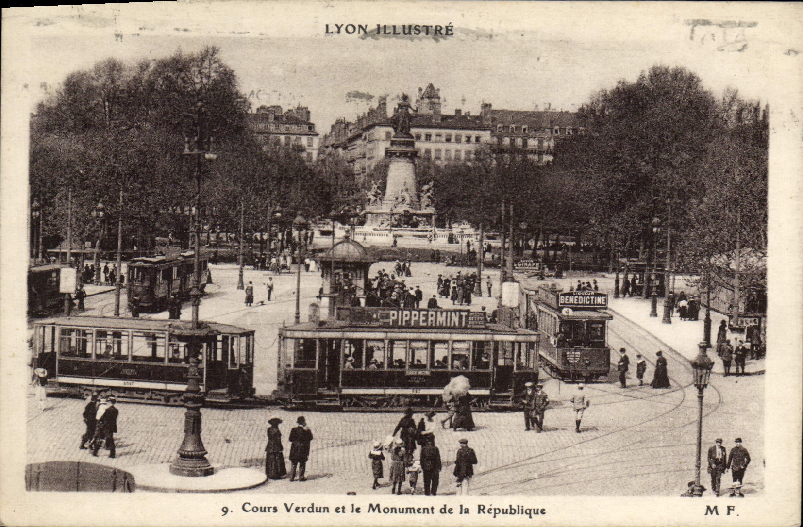 Cours Verdun und der Monument de la République — Lyon — Lyon Illustré, n°9