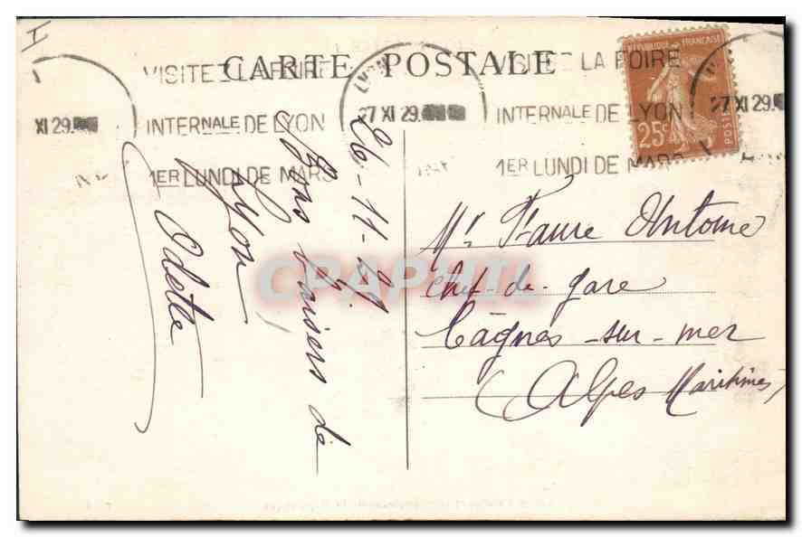 Cours Verdun und der Monument de la République — Lyon — Lyon Illustré, n°9 — Rückseite