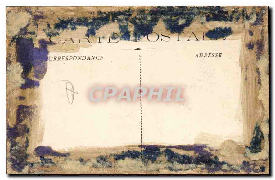 CPA Aix en Provence Place du Palais — Verso