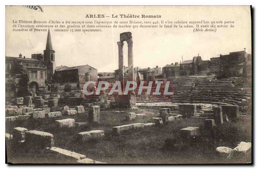 CPA Arles Le Theatre Romain