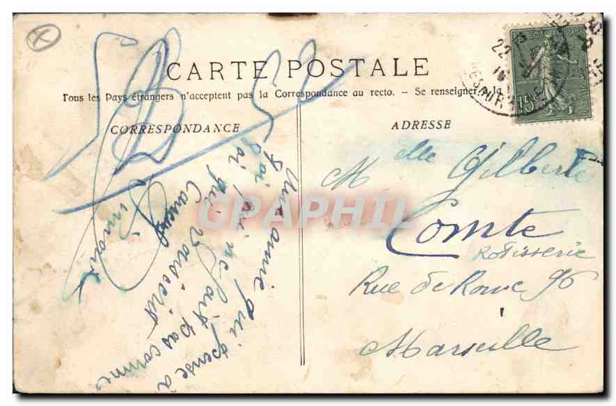 CPA Arles Le Pont de Trinque Taille — Verso