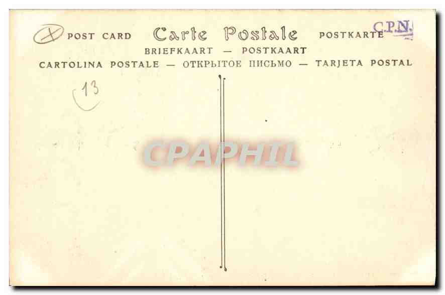 CPA Arles Les Alyscamps Allee des Tombeaux — Rückseite