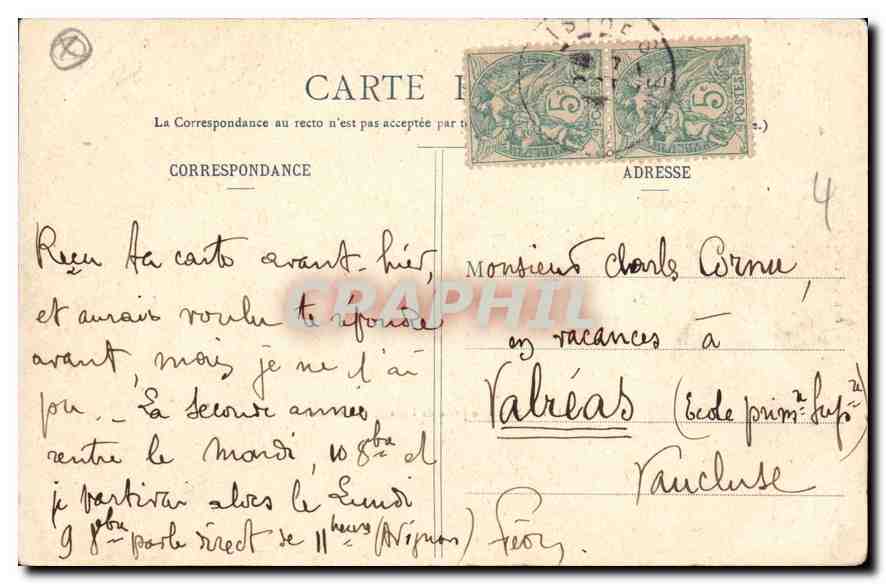 CPA Istres Vue prise de l'Etang de l'Olivier — Rückseite