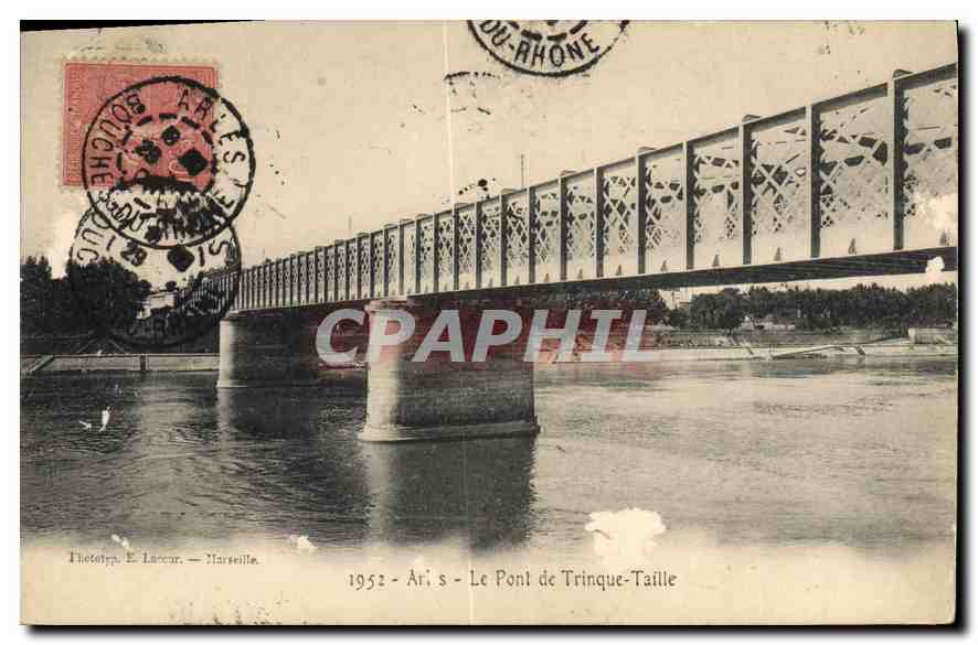 Le Pont de Trinque-Taille — Marseille — Phototyp. E. Luccur