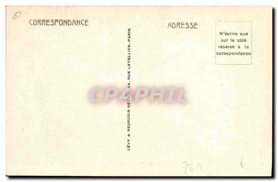 CPA Gervais Les Saintes Maries Musée de Longchamp Marseille — Verso