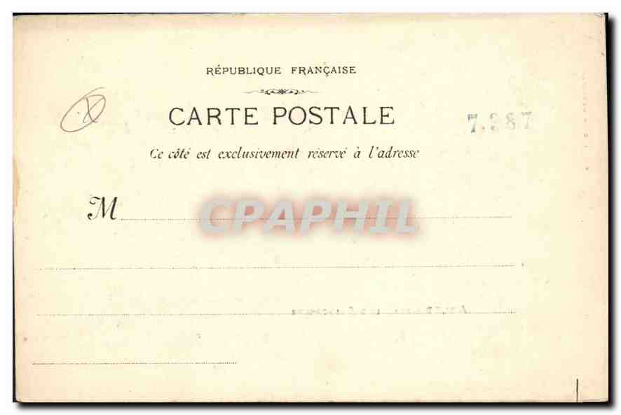 CPA Arles Les Aliscamps — Rückseite